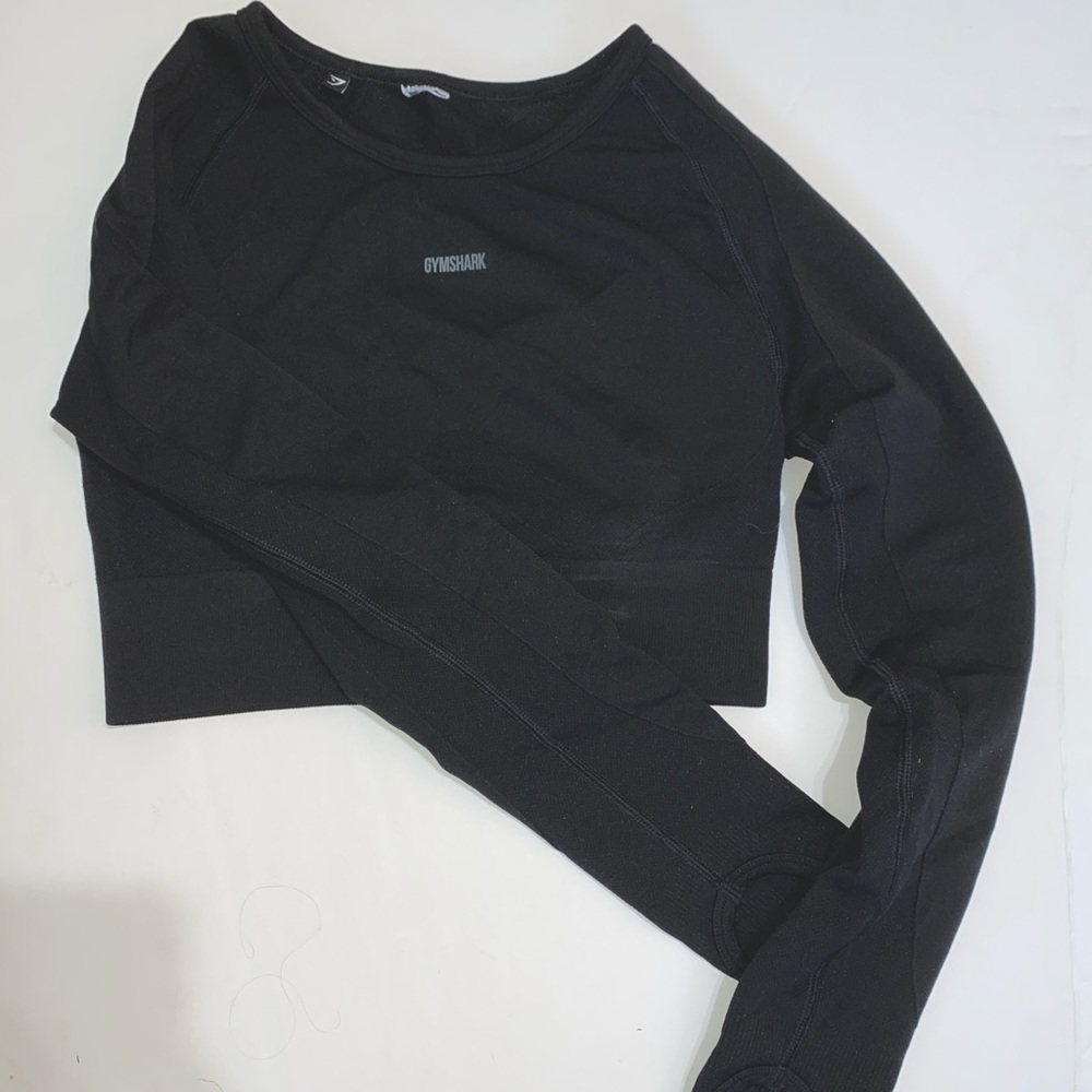 Gym Shark Long Sleeve Crop Top - XS/S